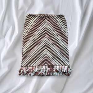 Worth Fringe Pencil Skirt